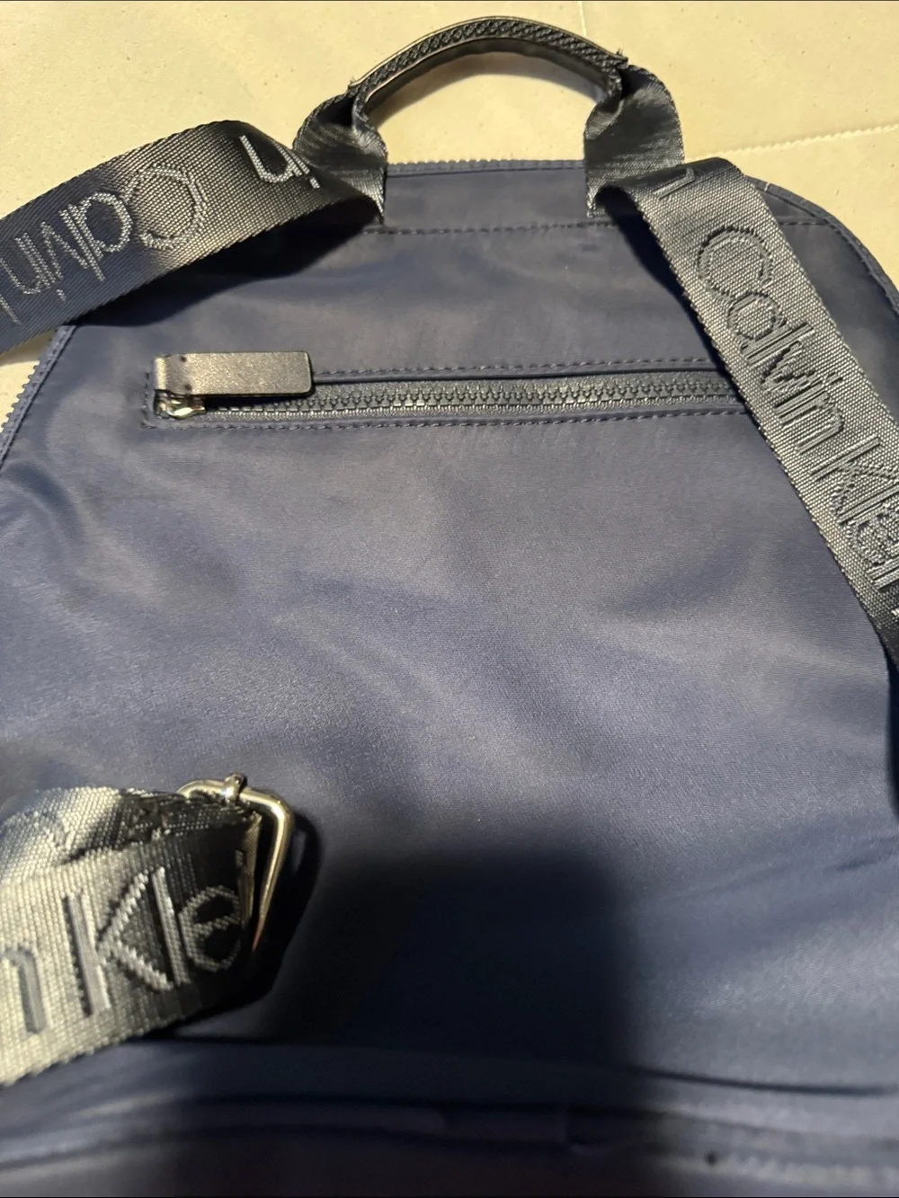 Calvin Klein Navy Mini Backpack